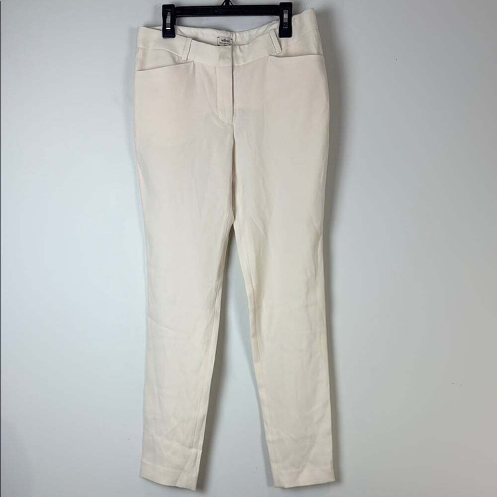 Aritzia Wilfred Cream Straight Leg Pants Size 4